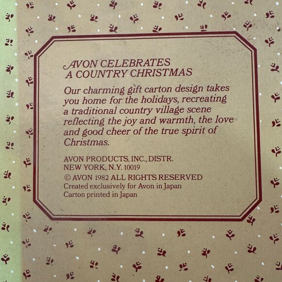 Avon Celebrates A Country Christmas McConnells Corners General Store Ceramic Box - Picture 3 of 10